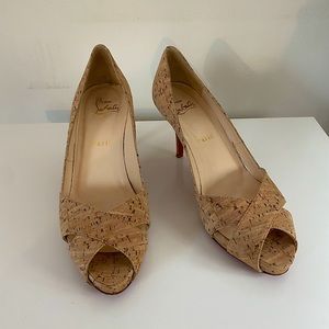 Christian Louboutin Cork Style Heels